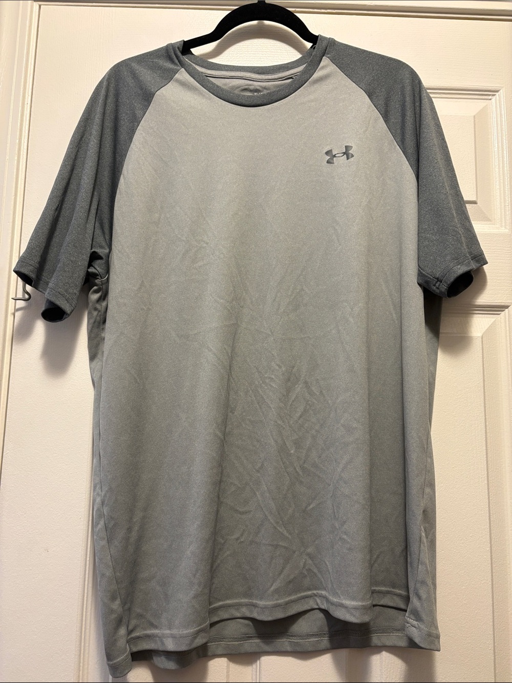 Under Armour Two-Tone Gray Short Sleeve Athletic Tee